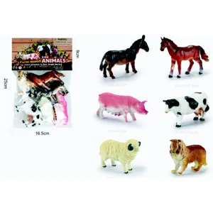 Huada Animal Set 6pc 25 x 16cm