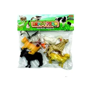 Huada Animal Set 6pc 26 x 26cm