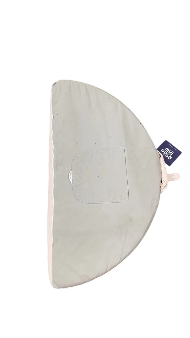 HugoMat Round Playmat, Oat, Cotton