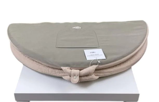 HugoMat Round Playmat, Oat, Cotton