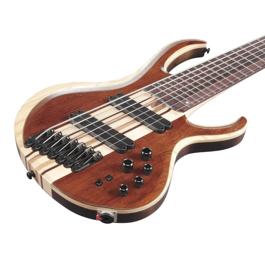 Ibanez BTB7MSNML 7 String Electric Bass Guitar Natural Mocha Low Gloss