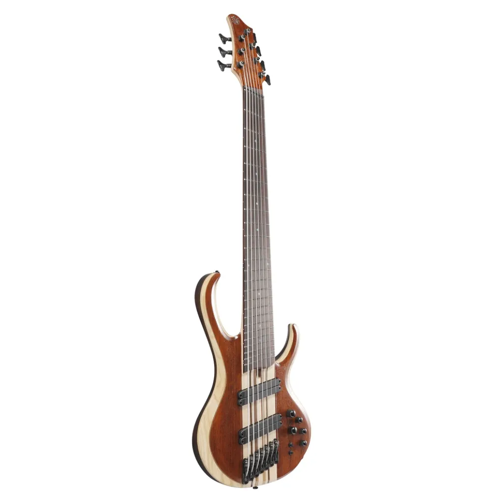 Ibanez BTB7MSNML 7 String Electric Bass Guitar Natural Mocha Low Gloss