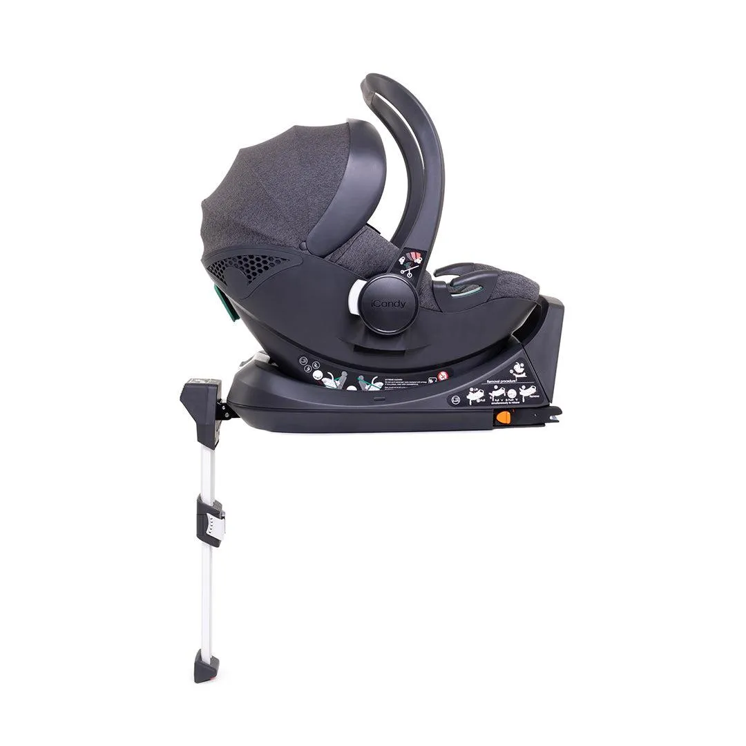 iCandy Cocoon Infant Car Seat   Base - Dark Grey