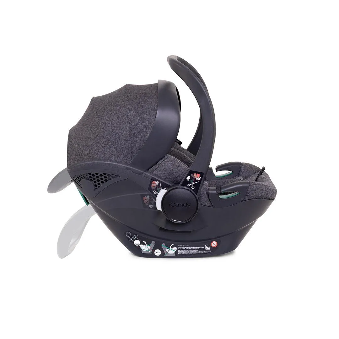 iCandy Cocoon Infant Car Seat   Base - Dark Grey