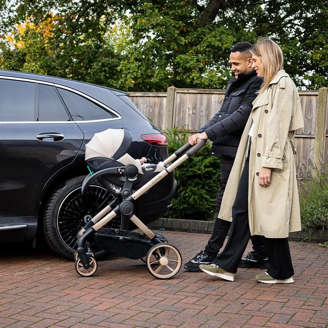 iCandy Cocoon Infant Car Seat   Base - Latte