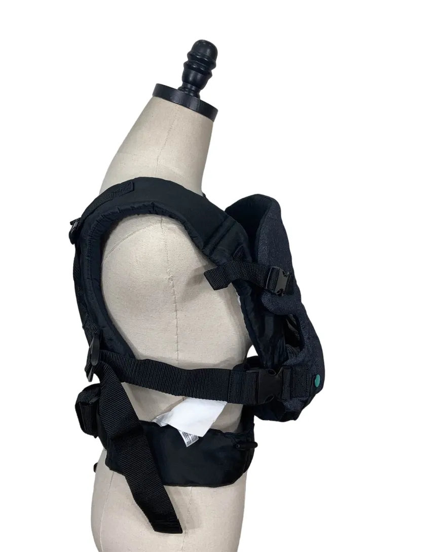 Infantino Flip 4-in-1 Convertible Carrier, Black Denim