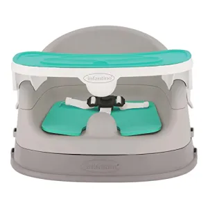 Infantino Grow With Me 4 In 1 Two Can Dine Deluxe Booster Seat, Teal