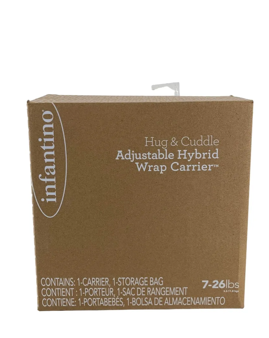 Infantino Hug And Cuddle Adjustable Hybrid Wrap Carrier