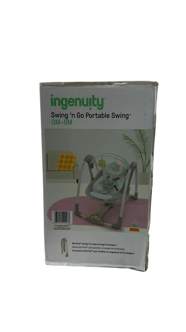 Ingenuity Swing 'n Go Portable Swing, Hugs & Hoots