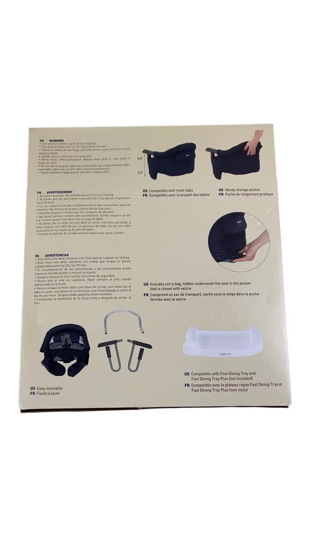 Inglesina Fast Table Chair, Black