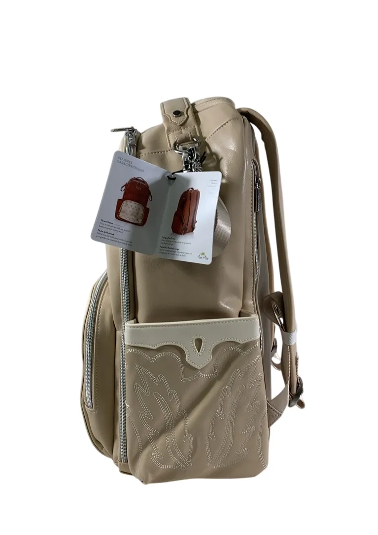 Itzy Ritzy Boss Plus Backpack Diaper Bag, Oat