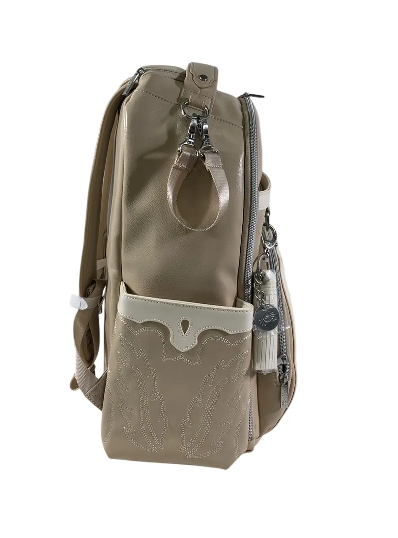 Itzy Ritzy Boss Plus Backpack Diaper Bag, Oat