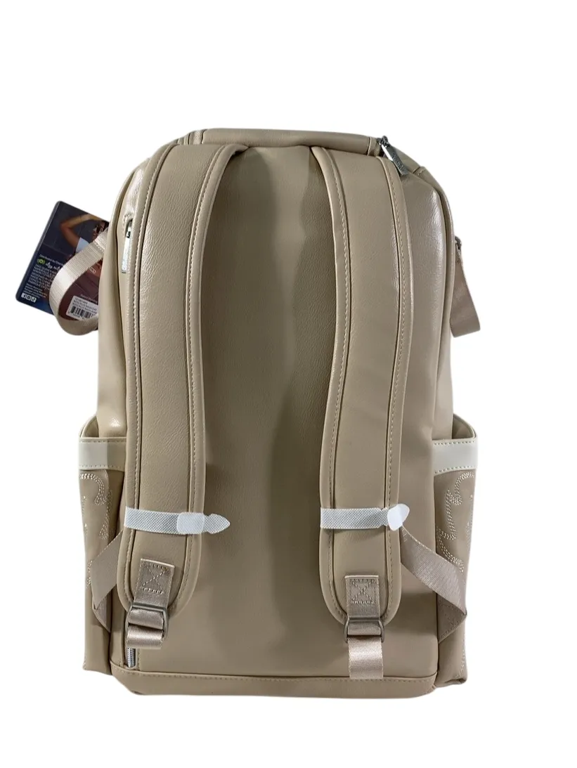Itzy Ritzy Boss Plus Backpack Diaper Bag, Oat