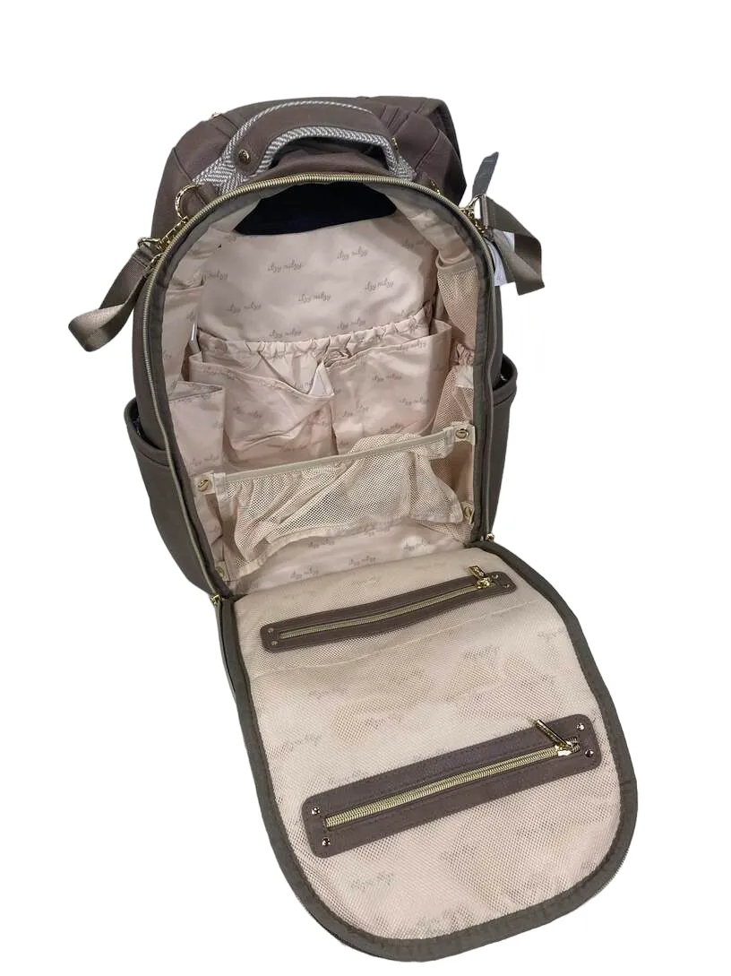 Itzy Ritzy Boss Plus Backpack Diaper Bag, Vanilla Latte