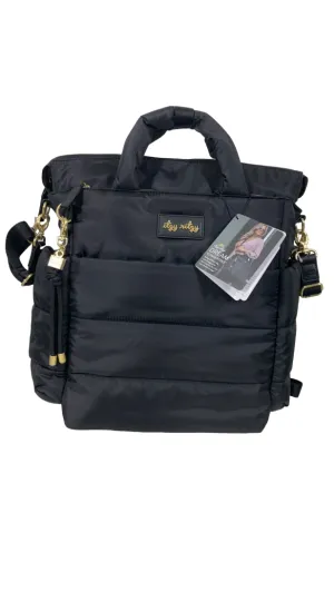Itzy Ritzy Dream Convertible Diaper Bag, Midnight Black
