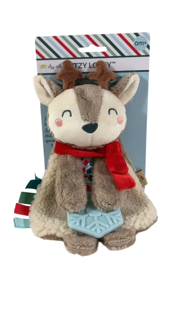 Itzy Ritzy Lovey Teether Toy, Reindeer