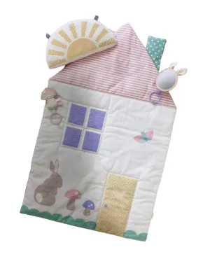 Itzy Ritzy Tummy Time Play Mat, Pink Cottage