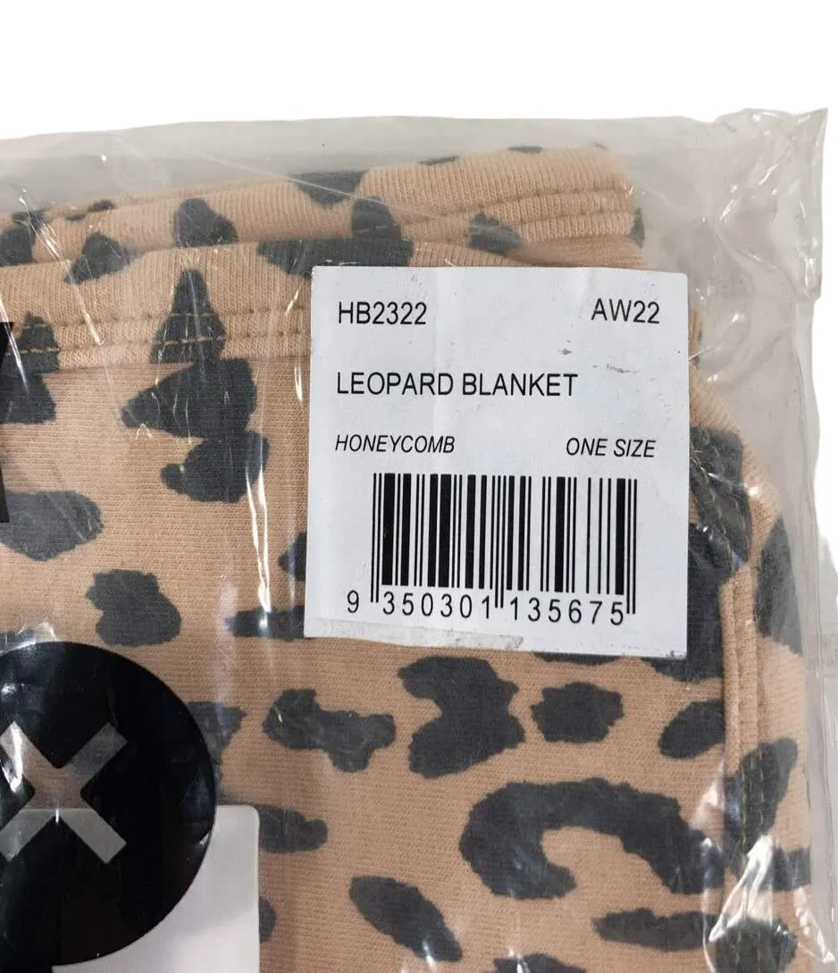 Jack And Emmy Huxbaby Organic Knit Blanket, Leopard