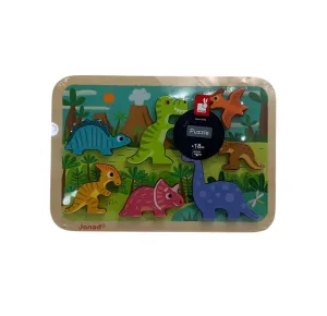 Janod Chunky Puzzle, Dinosaurs