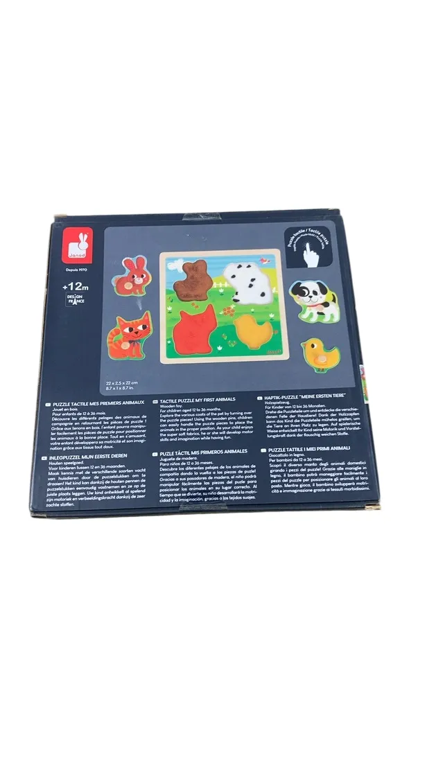 Janod Chunky Puzzle, My First Animals