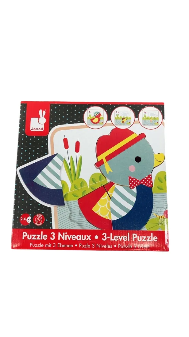 Janod Multi Level Puzzle, Duck