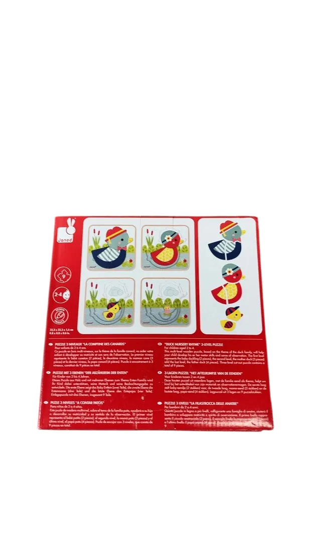 Janod Multi Level Puzzle, Duck