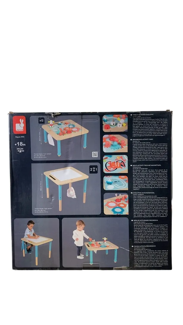 Janod Progressive Activity Table