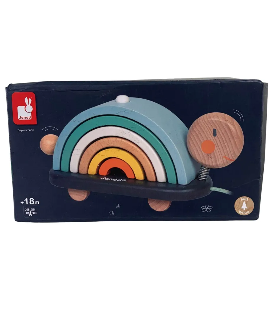 Janod Sweet Cocoon Rainbow Turtle