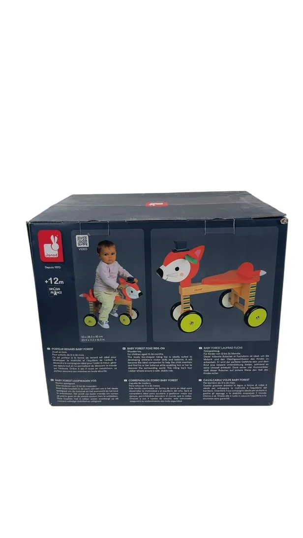 Janod Wooden Forest Fox Ride On