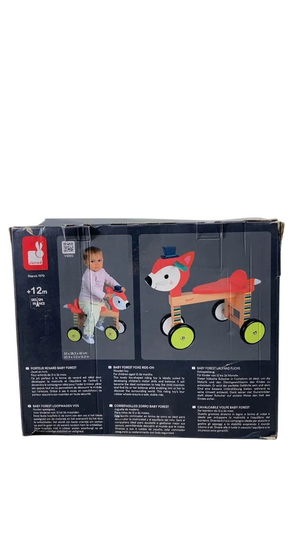 Janod Wooden Forest Fox Ride On