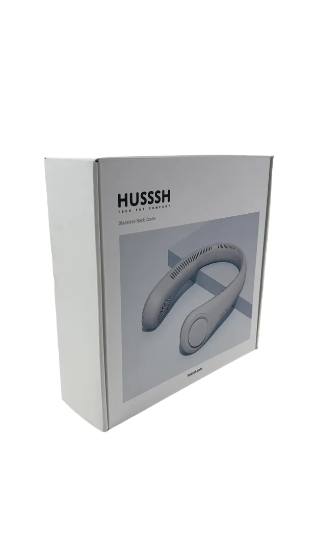 JISULIFE Neck Fan, Light Grey