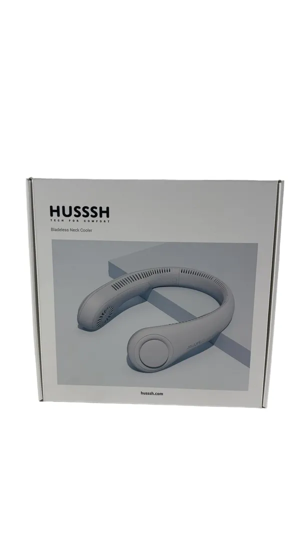 JISULIFE Neck Fan, Light Grey