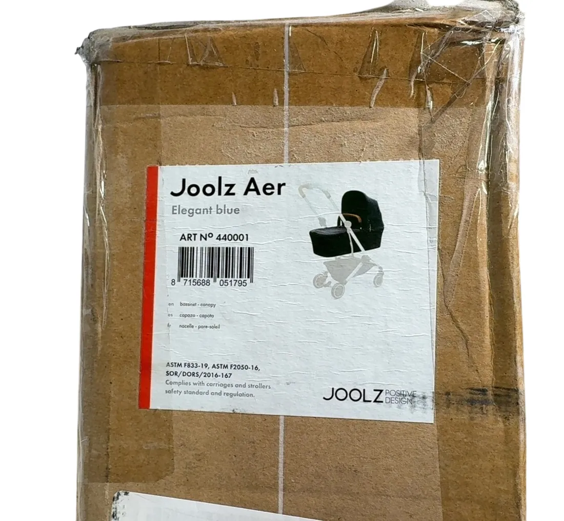 Joolz Aer Bassinet Carry Cot, 2021, Elegant Blue