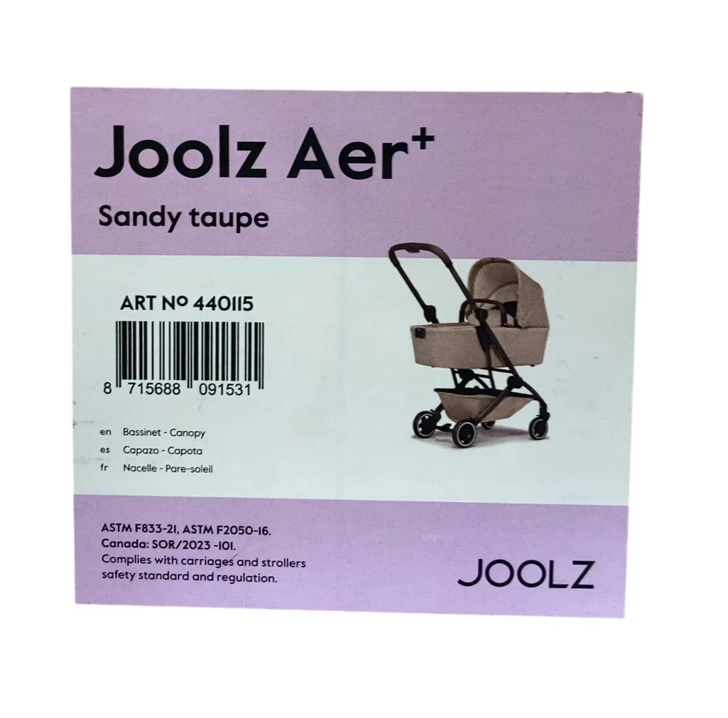 Joolz Aer  Carrycot, Sandy Taupe