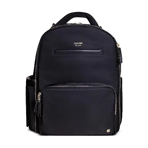 JuJuBe The Classic Diaper Backpack, Black