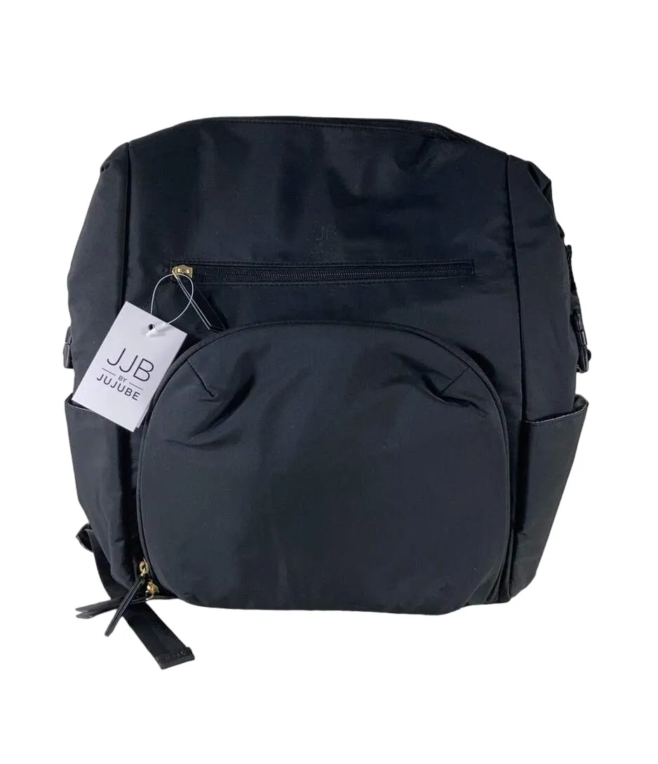JuJuBe The Deluxe Diaper Backpack, Black