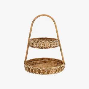 Juliska | Provence Rattan Tiered Server - Whitewash