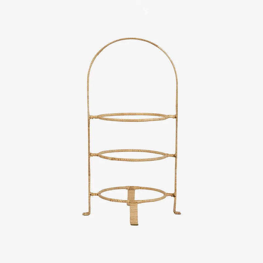 Juliska | Provence Rattan Tiered Server - Whitewash