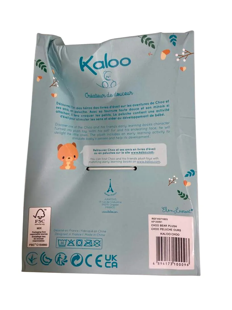 Kaloo Choo Teddy Bear Rattle