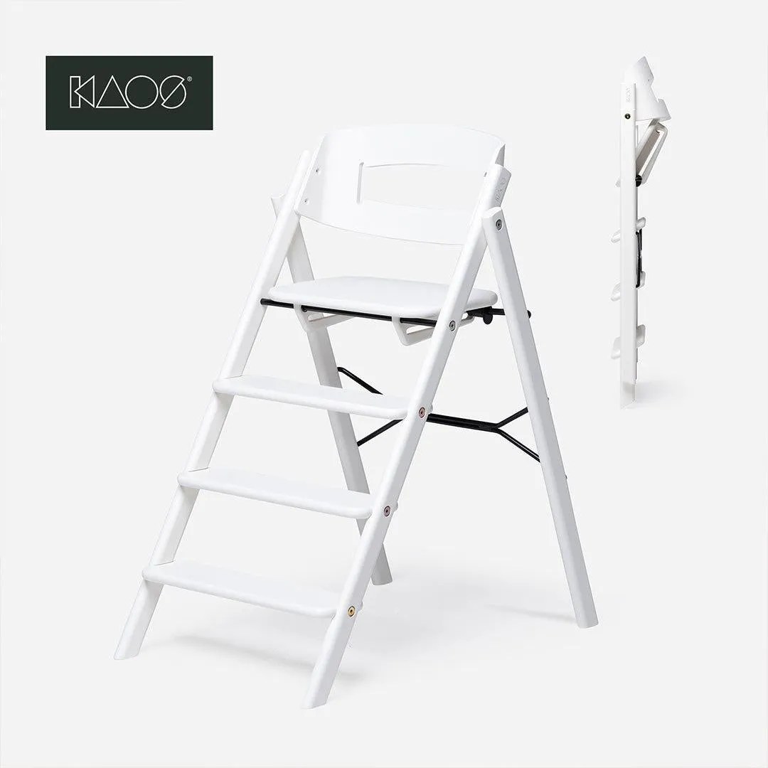 KAOS KLAPP Highchair - Beech - White