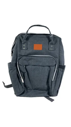 KeaBabies Original Diaper Backpack, Mystic Grey