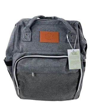 KeaBabies Original Diaper Backpack, Mystic Grey
