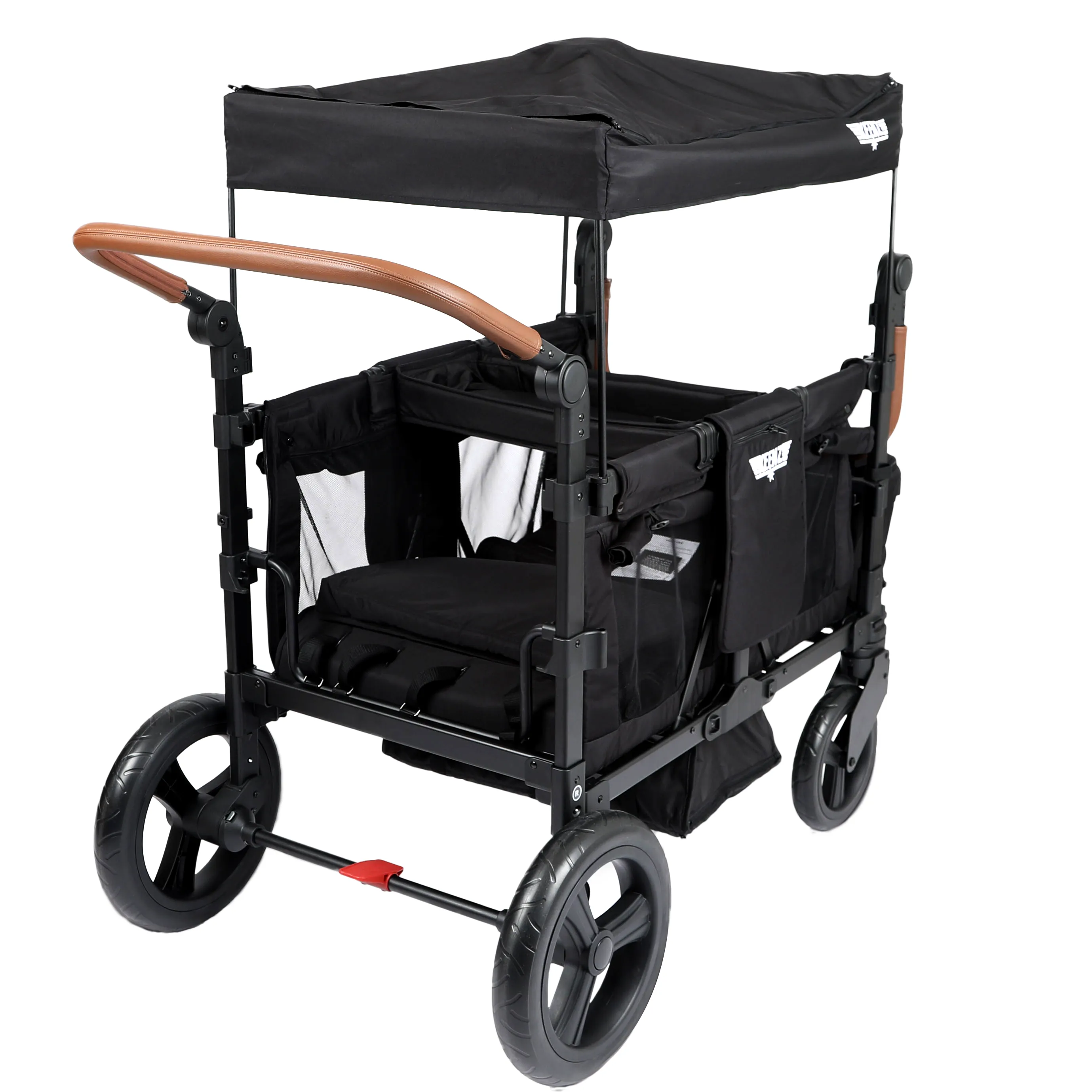 Keenz DUO The Dynamic 4 Passenger Stroller Wagon, Black