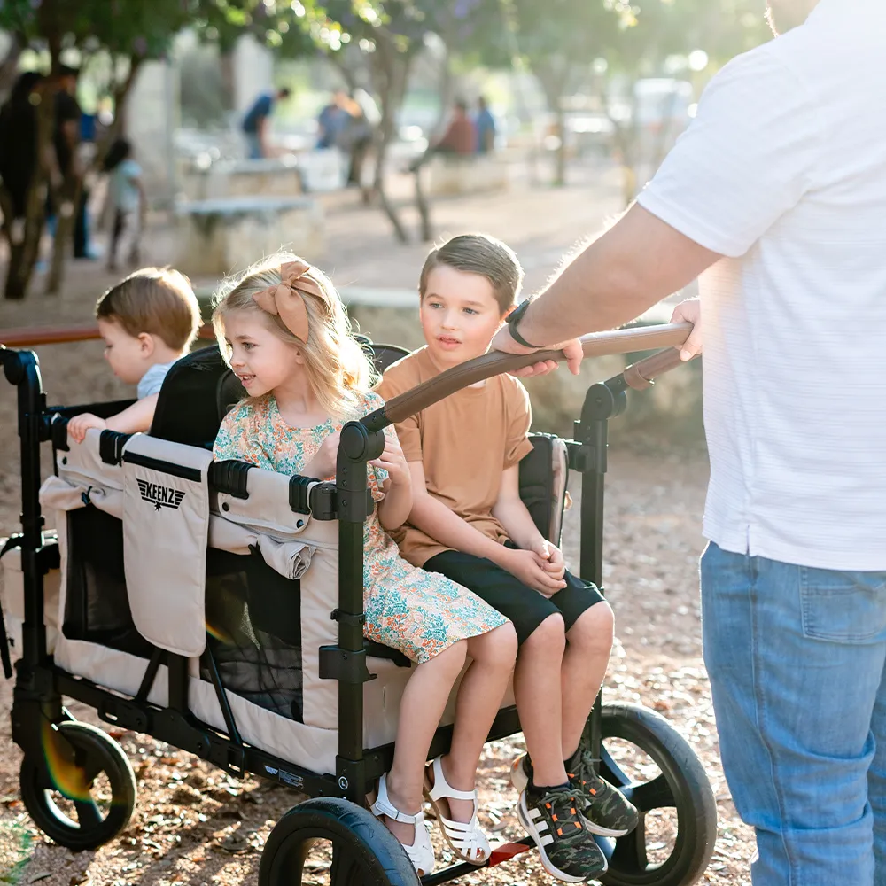 Keenz Vyo͞o The Seating Chameleon Stroller Wagon, 4 Passenger, Multiple Colors