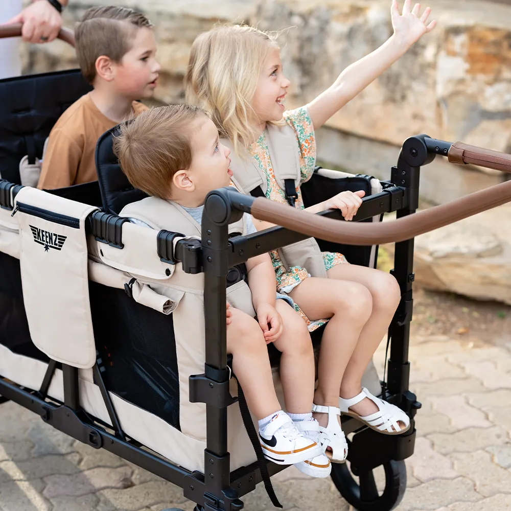 Keenz Vyo͞o The Seating Chameleon Stroller Wagon, 4 Passenger, Multiple Colors