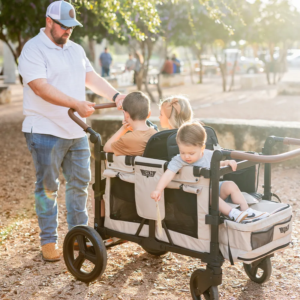 Keenz Vyo͞o The Seating Chameleon Stroller Wagon, 4 Passenger, Multiple Colors