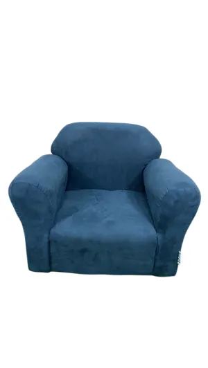 Keet Roundy Microsuede Children’s Chair, Navy