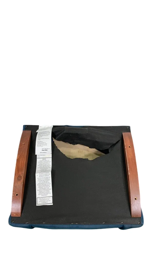 Keet Roundy Microsuede Children’s Chair, Navy