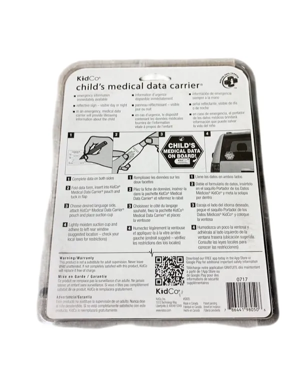 KidCo Medical Data Carrier