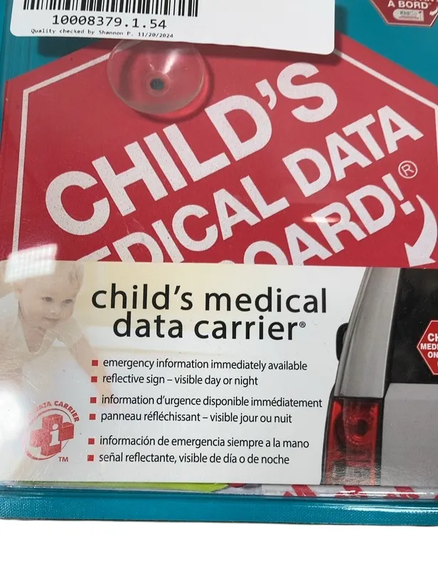 KidCo Medical Data Carrier